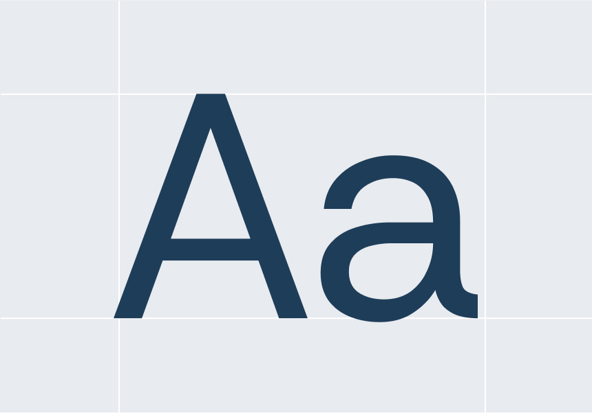 large letters